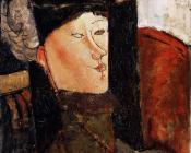 阿米地奥 莫迪里阿尼 : Portrait of Beatrice Hastings